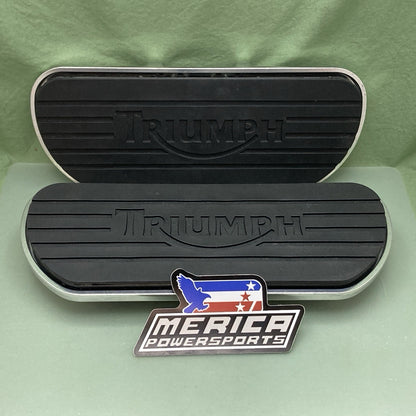 NEW GENUINE TRIUMPH T2083001 Rocket III Floorboard Set Left, Right