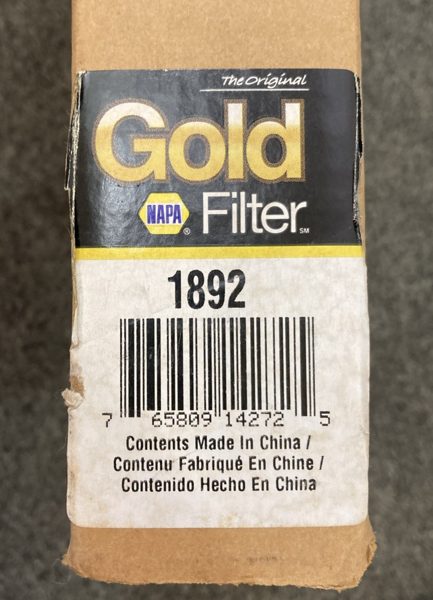 NEW GENUINE NAPA 1892 Transmission Filter