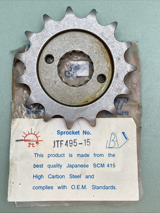 NEW GENUINE JT SPROCKETS JTF495-15 FRONT SPROCKET
