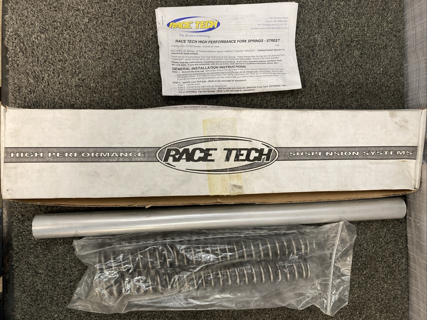 NEW GENUINE RACE TECH S3732100 STREET/RR FORK SPRINGS