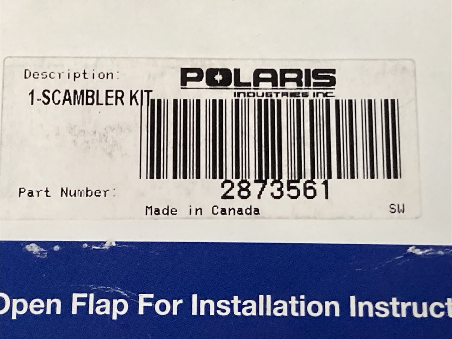 NEW GENUINE POLARIS 2873561 SCRAMBLER 400 KIT, DECAL
