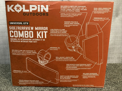 NEW GENUINE KOLPIN 98312 UTV Side and Rearview Mirror Combo Kit