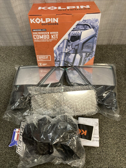 NEW GENUINE KOLPIN 98312 UTV Side and Rearview Mirror Combo Kit