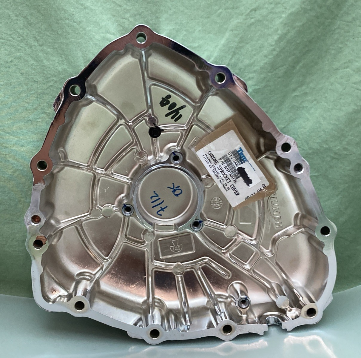 NEW GENUINE TRIUMPH A9730035 Sprocket Cover, Chrome