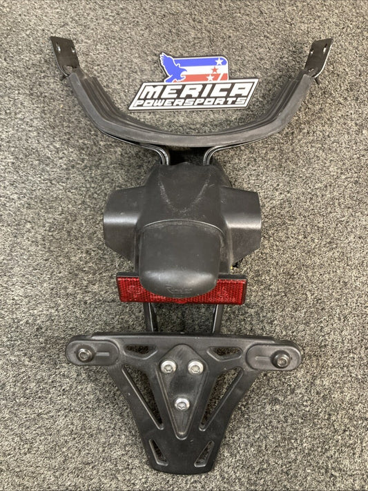 TRIUMPH T2306352 REAR FENDER NUMBER PLATE BRACKET W/ LIGHT