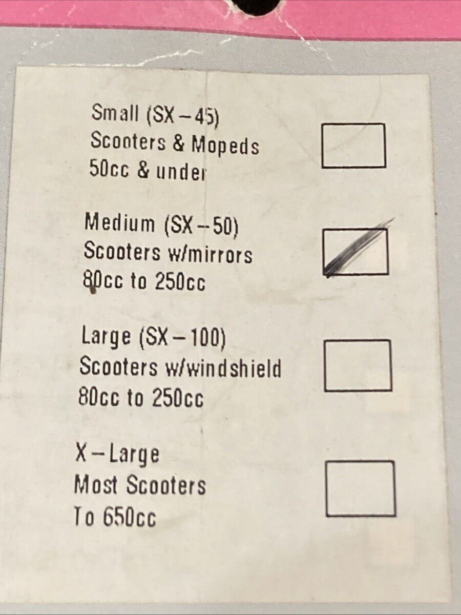 NEW GENUINE DOWCO 50010-00 MEDIUM SCOOTER COVER GREY