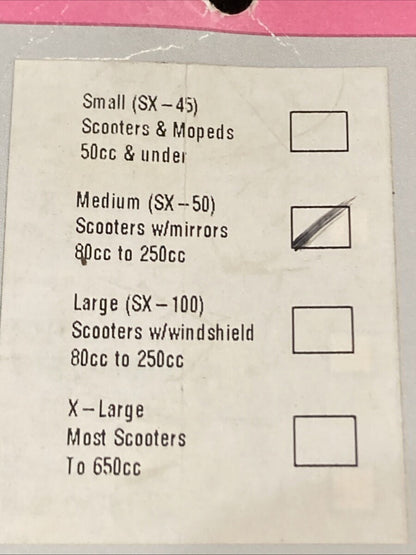 NEW GENUINE DOWCO 50010-00 MEDIUM SCOOTER COVER GREY