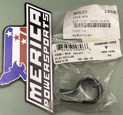 QTY 2 NEW GENUINE ARCTIC CAT 1436-914 3/4 in. Rack Tube Clamp