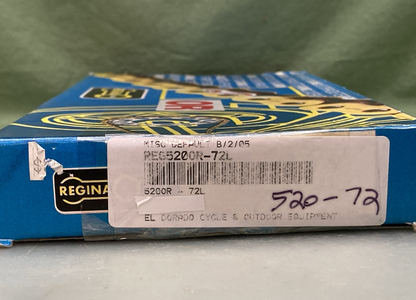 NEW GENUINE REGINA 520ORN6/072L O-RING MOTORCYCLE DRIVE CHAIN