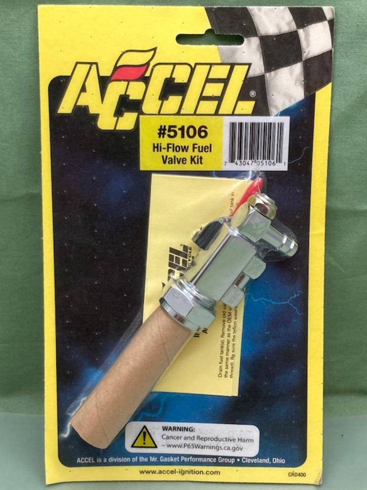 Accel 5106 Hi-Flow Fuel Valve Kit New Genuine