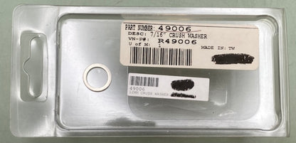 Russell 49006 Crush Washer 7/16" New Replaces