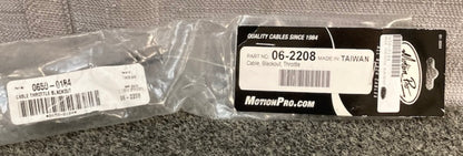 Motion Pro 06-2208 Blackout Throttle/Idle Cable 0650-0184 New Genuine
