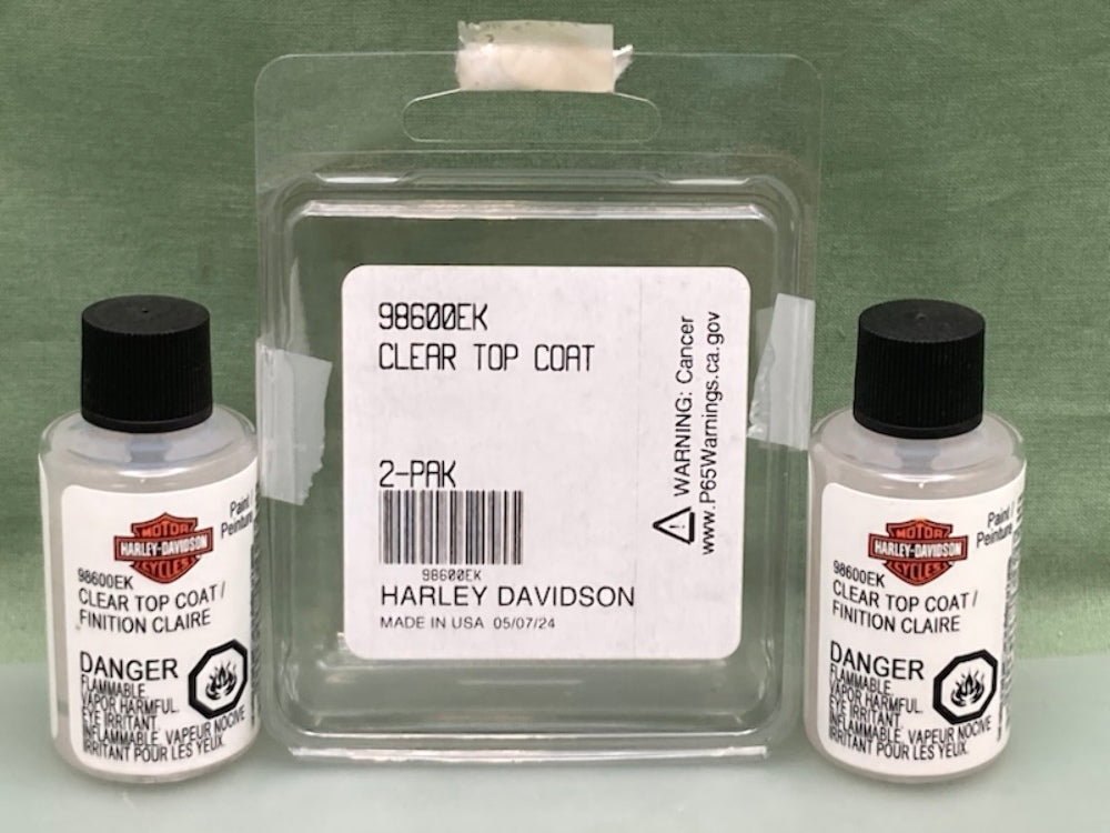 Harley Davidson 98600EK Clear Coat Touch-Up Bottle New Genuine