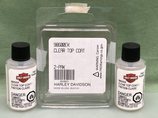 Harley Davidson 98600EK Clear Coat Touch-Up Bottle New Genuine