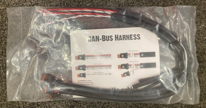 LA Choppers 1741-4427 Midnight Braided Brake Line Kit New Genuine