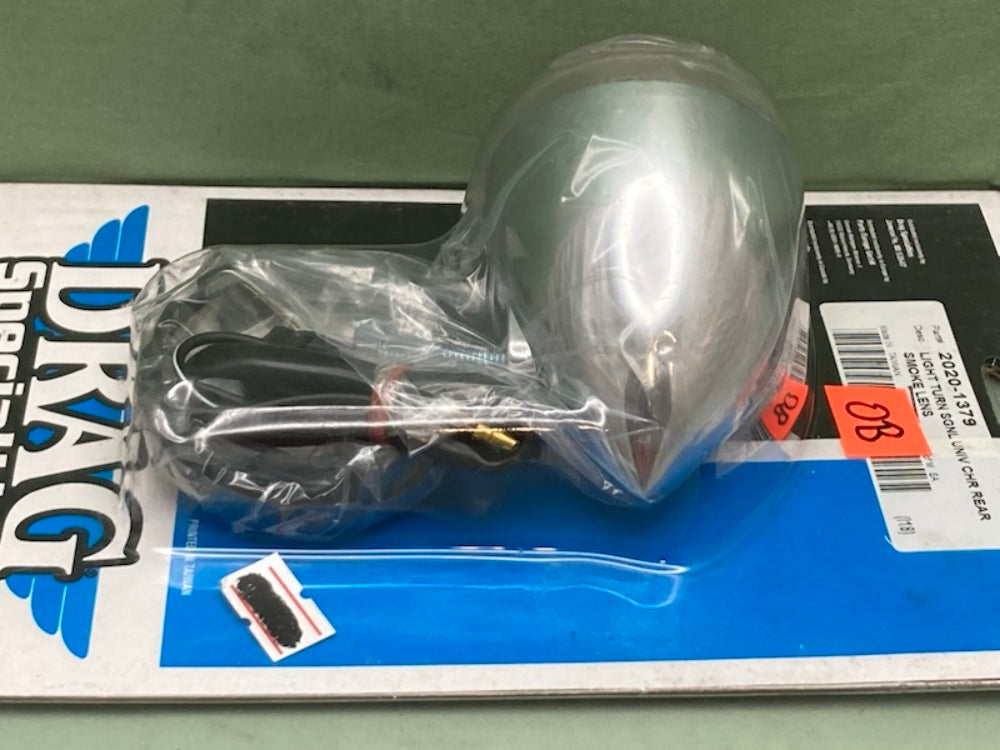 Drag Specialties 2020-1379 Turn Signal Rear Chrome New Genuine