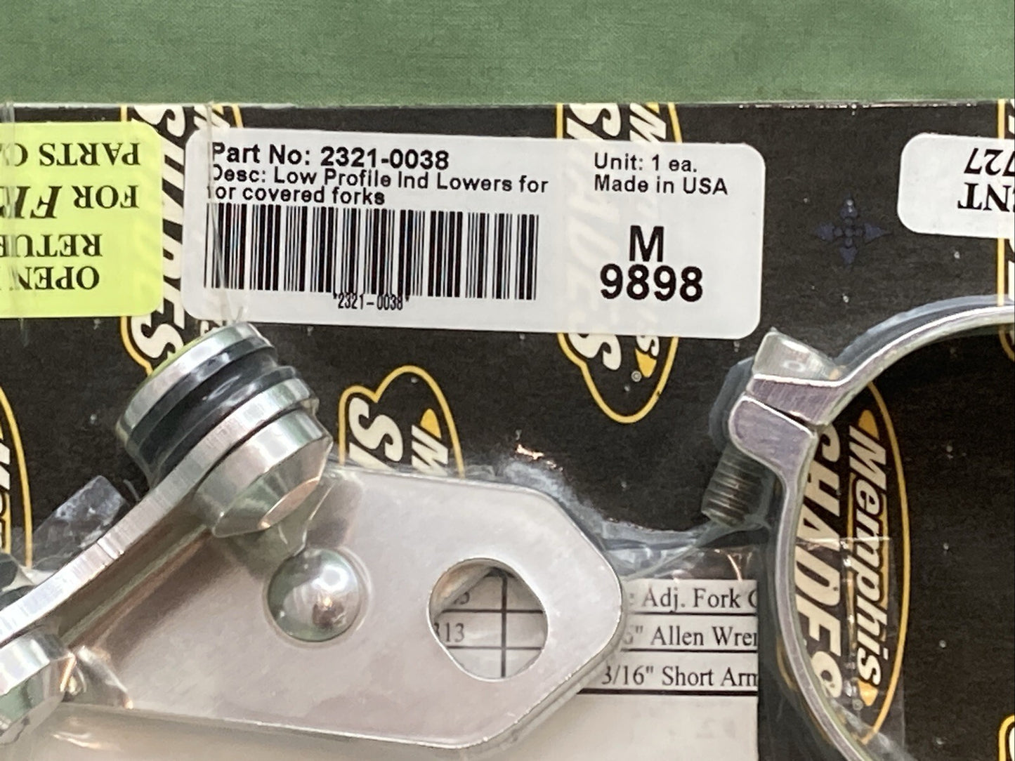 NEW GENUINE MEMPHIS SHADES 2321-0038 Custom Lower Deflector Mount Kit