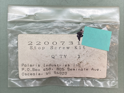 NEW GENUINE POLARIS 2200731 STOP SCREW KIT