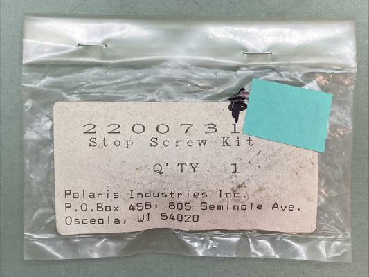 NEW GENUINE POLARIS 2200731 STOP SCREW KIT