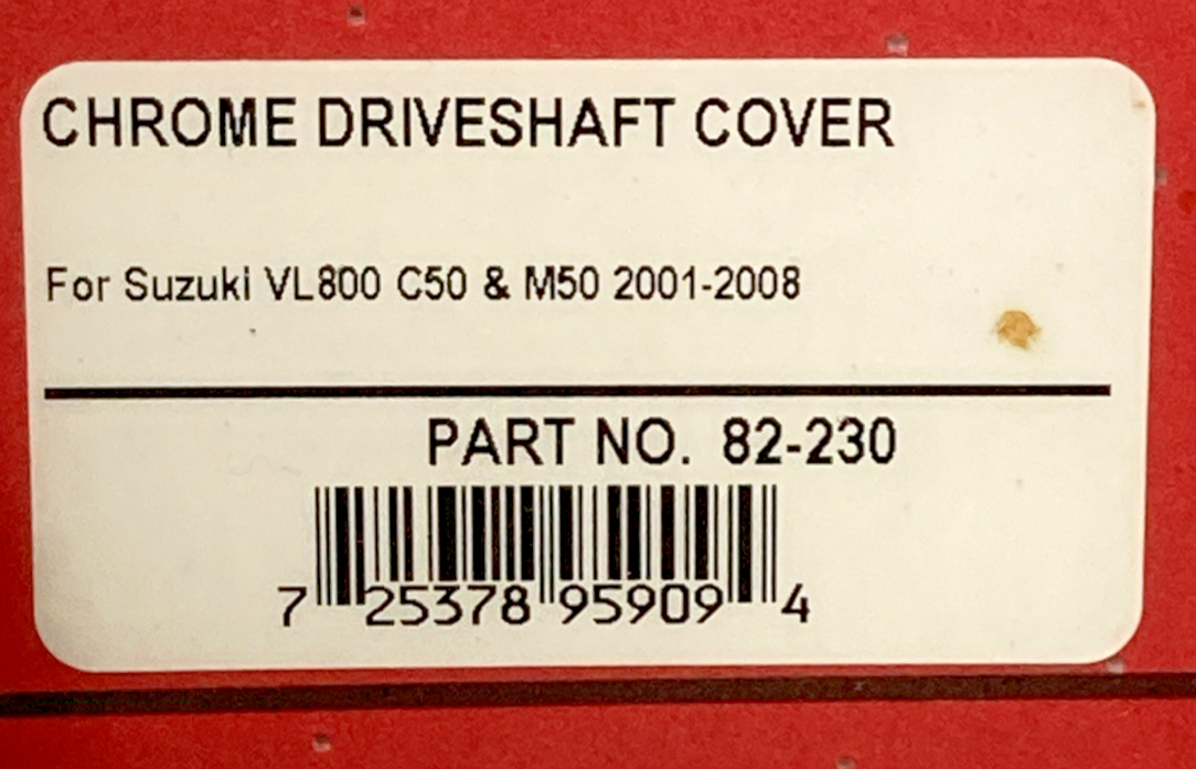 NEW GENUINE SHOW CHROME 82-230 DRIVESHAFT COVER