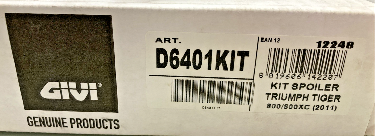 NEW GENUINE GIVI D6401KIT SPOILER KIT INCOMPLETE KIT