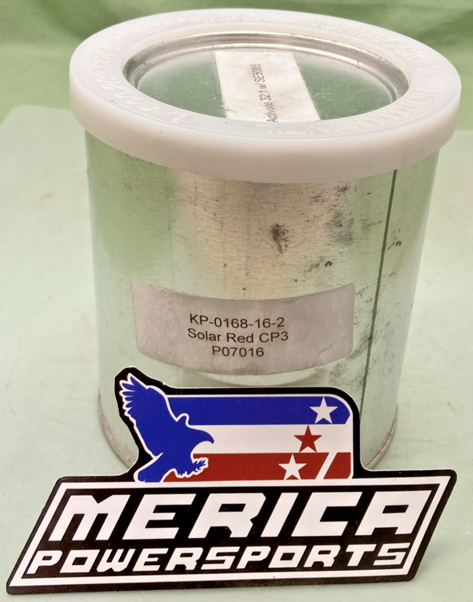 NEW REPLACES PONTIAC P07016 SOLAR RED KP-0168-16-2 AUTO PAINT