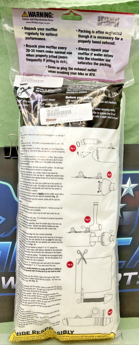 NEW GENUINE FMF 010590 4-STROKE PACKING