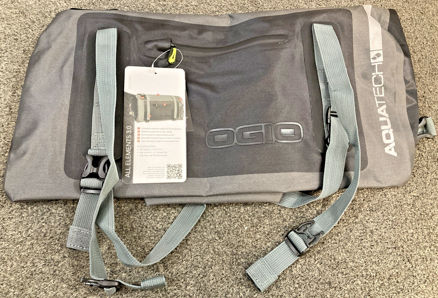 NEW GENUINE OGIO 128002.36 ALL ELEMENTS 3.0 DUFFEL STEALTH BLACK