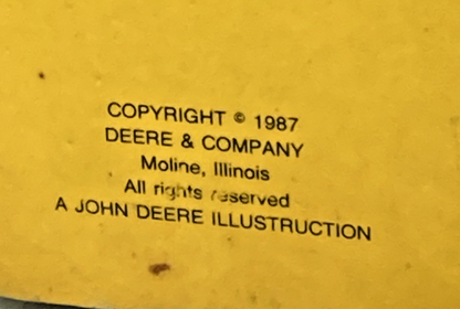 GENUINE JOHN DEERE OM-M75866 SERIAL NO. 475,001 OPERATOR'S MANUAL ISSUE G7