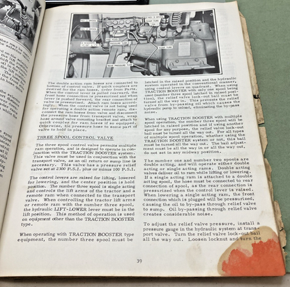 GENUINE ALLIS-CHALMERS TM-236A OPERATING INSTRUCTIONS MODEL D17 TRACTOR