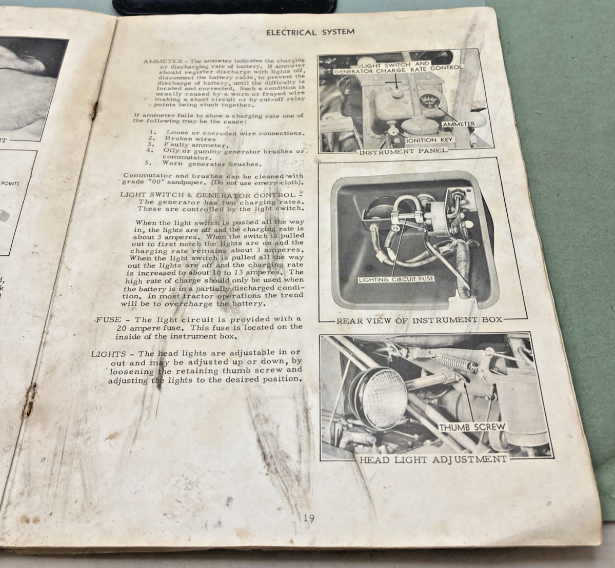 GENUINE ALLIS-CHALMERS TM-85 OPERATING INSTRUCTIONS MODEL WD45 TRACTOR