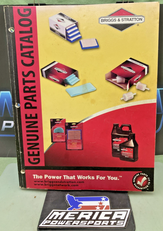 GENUINE BRIGGS AND STRATTON MS-4185 PARTS CATALOGUE 2002