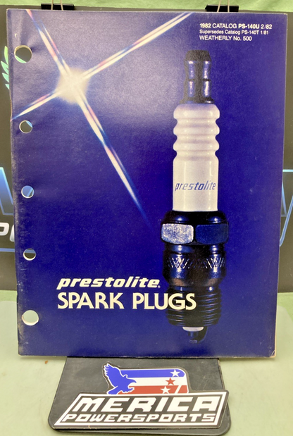 GENUINE PRESTOLITE PS-140U SPARK PLUGS CATALOG 1982