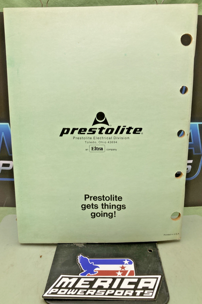 GENUINE PRESTOLITE CATALOG PP-500A SMALL ENGINE TUNE UP PARTS 1978