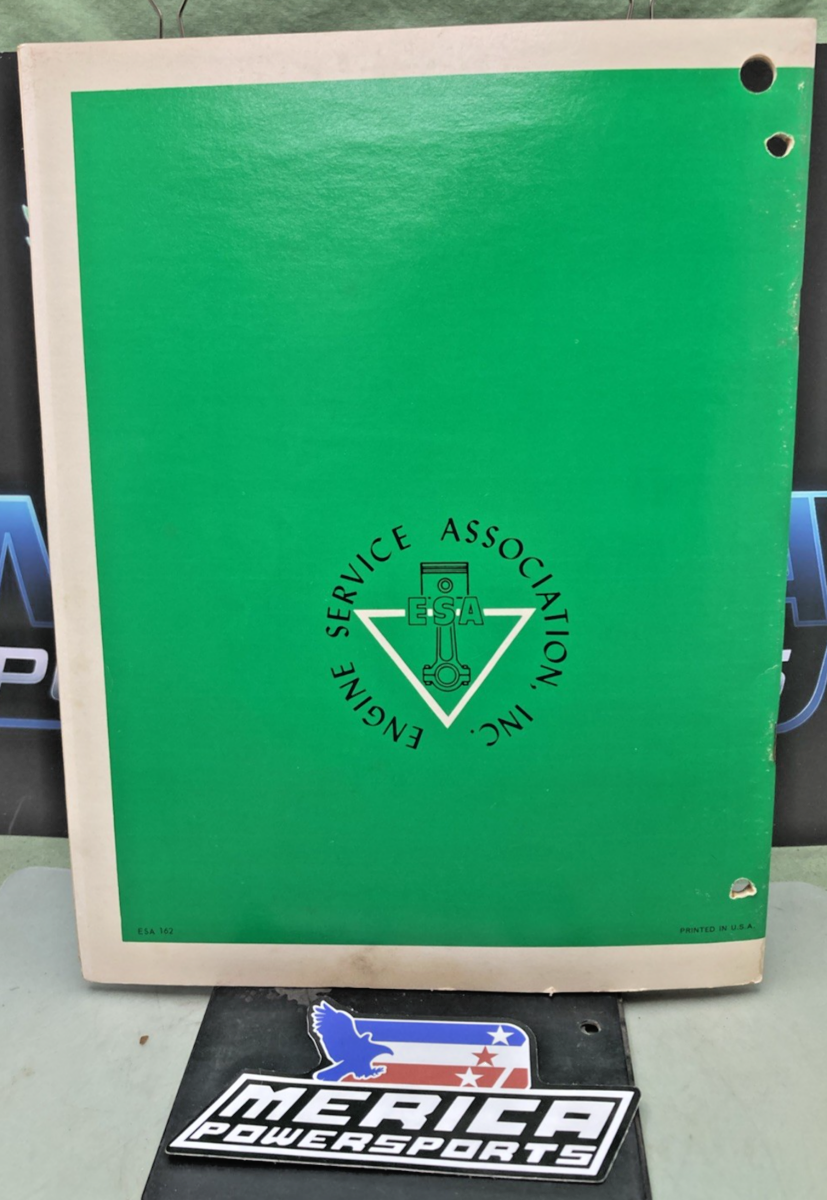 GENUINE ENGINE SERVICE ASSOCIATION QUICK REFERENCE PARTS MANUAL 1981