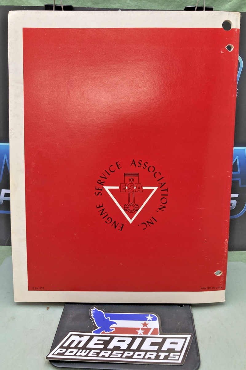 GENUINE ENGINE SERVICE ASSOCIATION QUICK REFERENCE PARTS MANUAL 1980