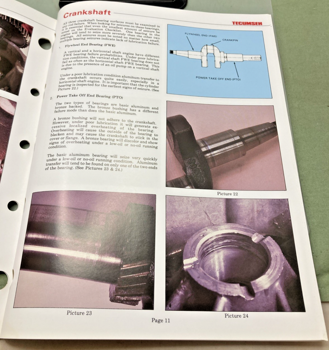 NEW GENUINE TECUMSEH 695590 4-CYCLE ENGINE FAILURE ANALYSIS