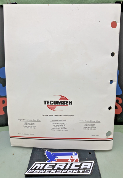 NEW GENUINE TECUMSEH 694862 SERVICE TOOLS