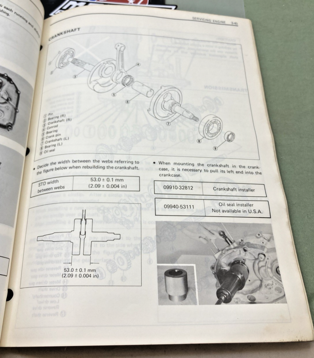 GENUINE SUZUKI 99500-41060-01E ALT185 SERVICE MANUAL 1984
