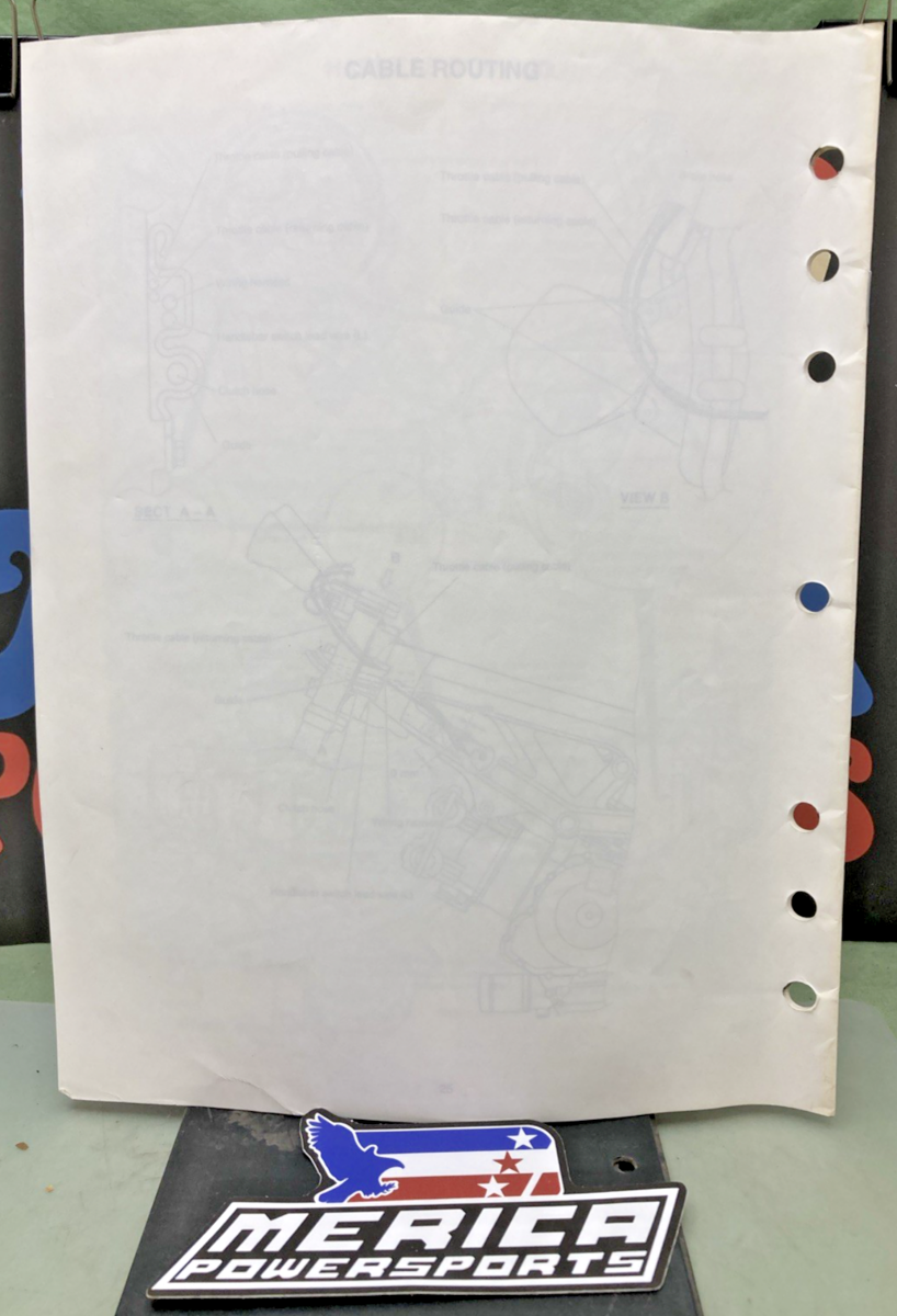 NEW GENUINE SUZUKI 99505-01243-03E SV1000K3 ASSY AND PRE-DELIVERY SERVICE GUIDE