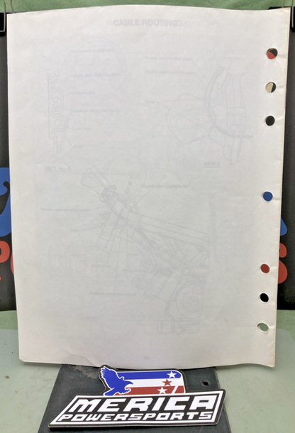 NEW GENUINE SUZUKI 99505-01243-03E SV1000K3 ASSY AND PRE-DELIVERY SERVICE GUIDE