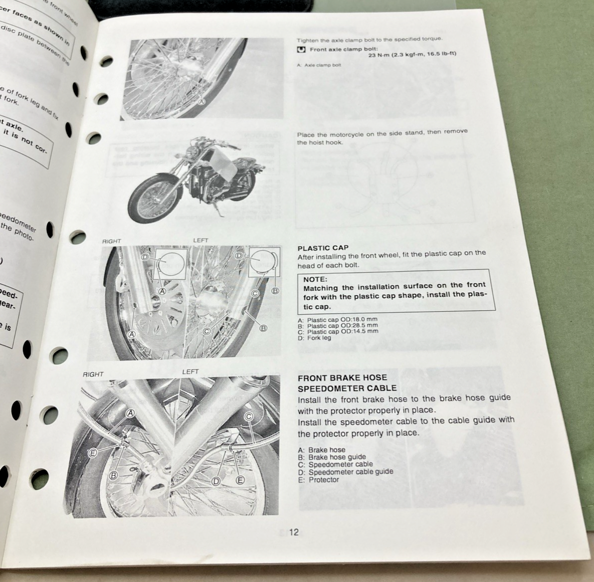 NEW GENUINE SUZUKI 99505-01025-03E VS1400K5 ASSY AND PRE-DELIVERY SERVICE GUIDE