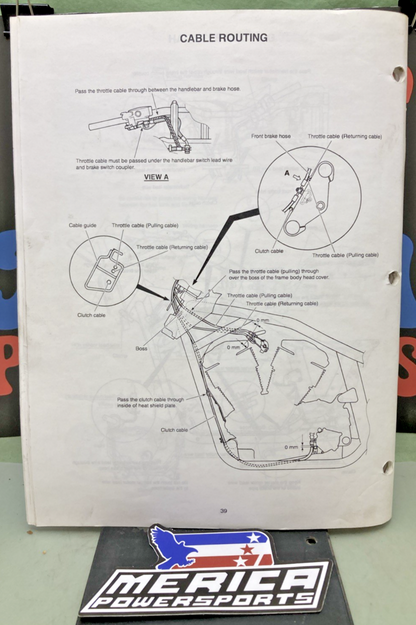 GENUINE SUZUKI 99505-01096-03E VZR1800K6 ASSEMBLY AND PRE-DELIVERY SERVICE GUIDE