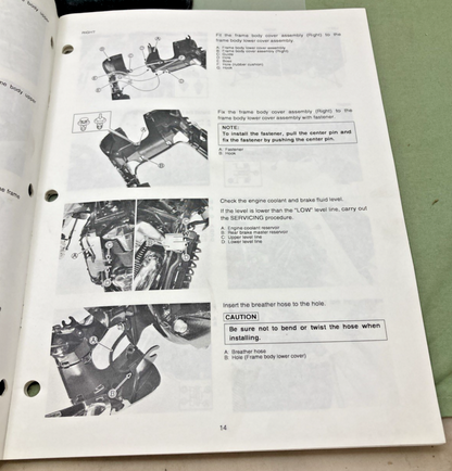 GENUINE SUZUKI 99505-01096-03E VZR1800K6 ASSEMBLY AND PRE-DELIVERY SERVICE GUIDE