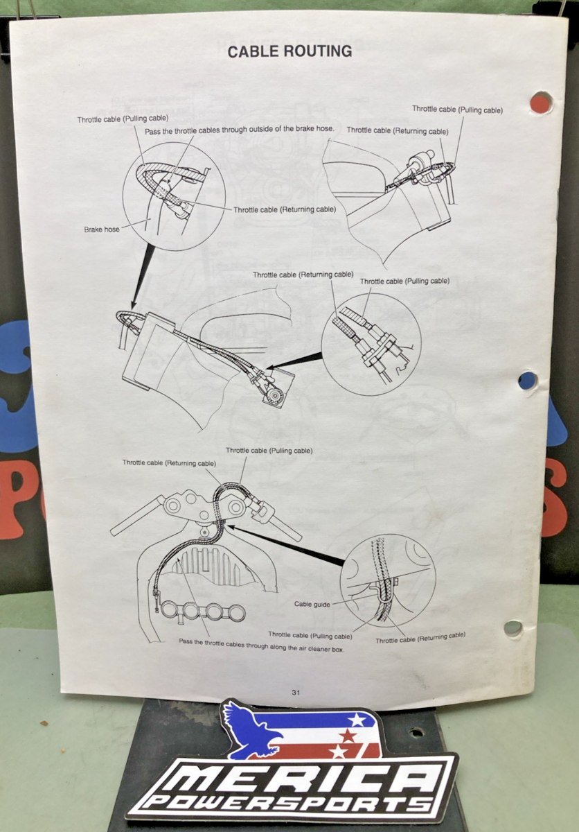 GENUINE SUZUKI 99505-01077-03E GSX-R1000K7 ASSY AND PRE-DELIVERY SERVICE GUIDE