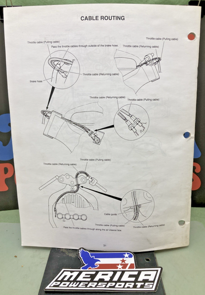 GENUINE SUZUKI 99505-01077-03E GSX-R1000K7 ASSY AND PRE-DELIVERY SERVICE GUIDE