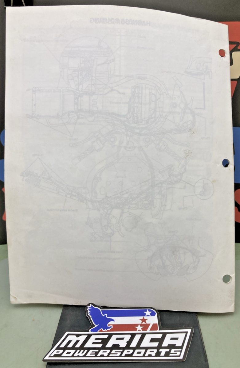 GENUINE SUZUKI 99505-01269-03E GSX1300RX ASSEMBLY AND PRE-DELIVERY SERVICE GUIDE