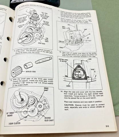 GENUINE TECUMSEH/PEERLESS 691218 MOTION DRIVE SYSTEMS MECHANIC'S HANDBOOK