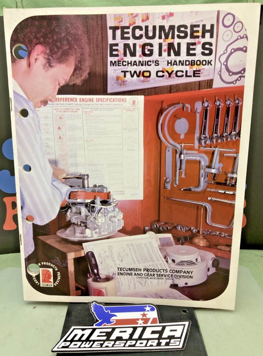 GENUINE TECUMSEH 692508 ENGINES MECHANIC'S HANDBOOK TWO CYCLE