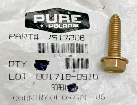 QTY 3 NEW GENUINE POLARIS 7517208 SCREW